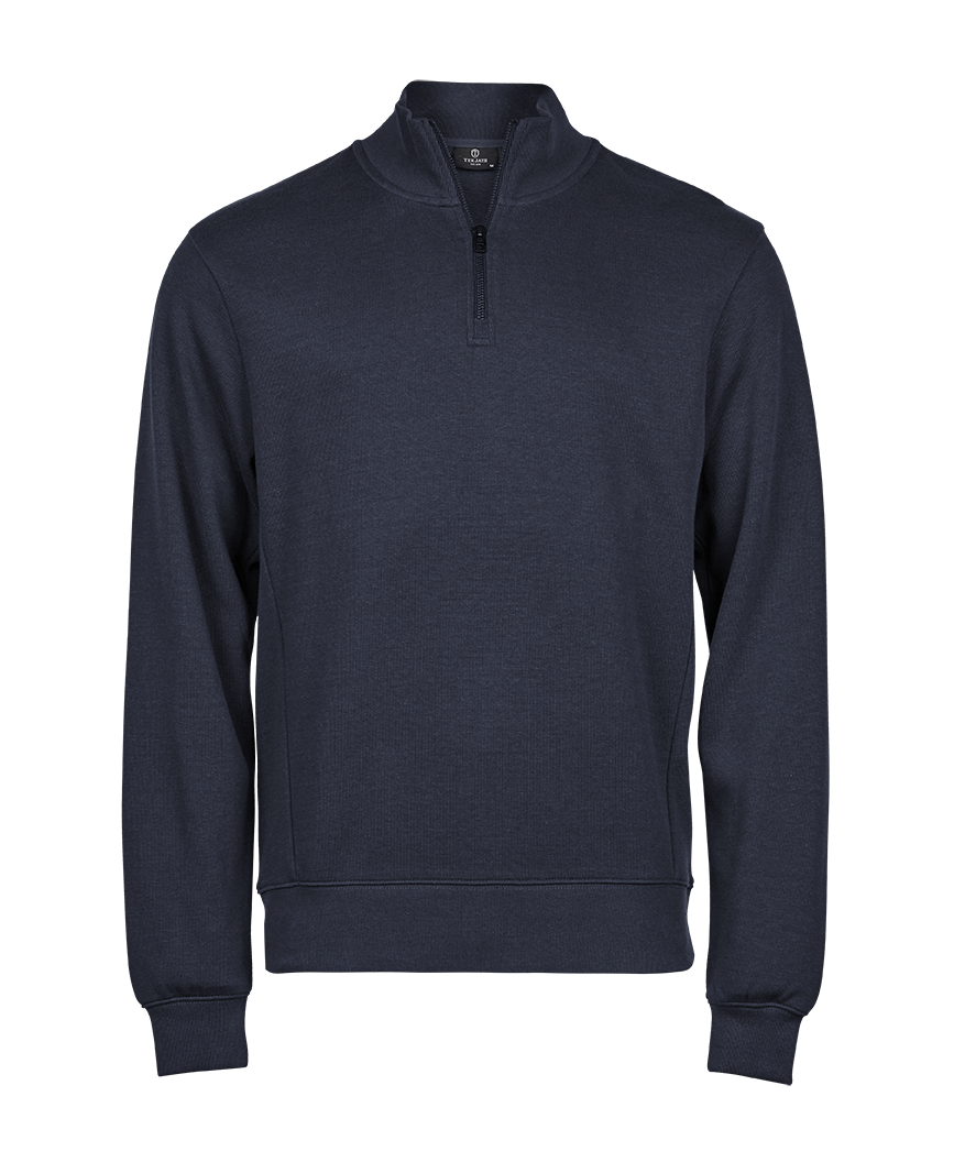 Teejays Ribbed Interlock Half Zip
