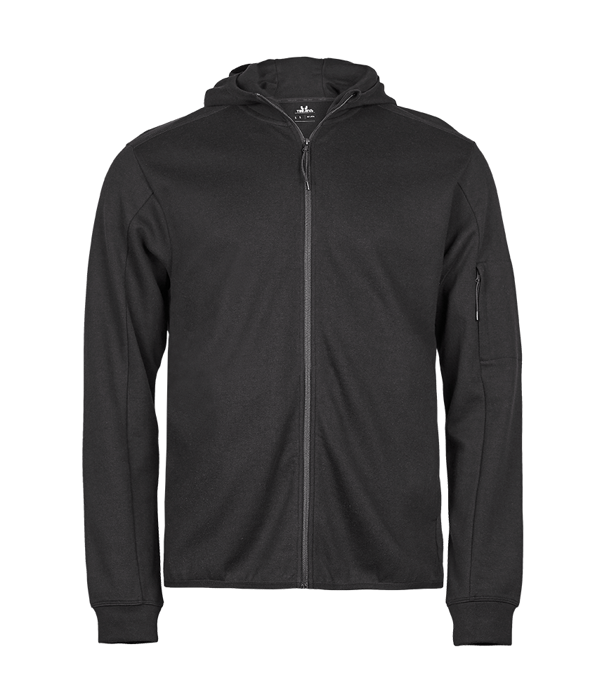 Teejays Athletic Hooded Full Zip Sweat
