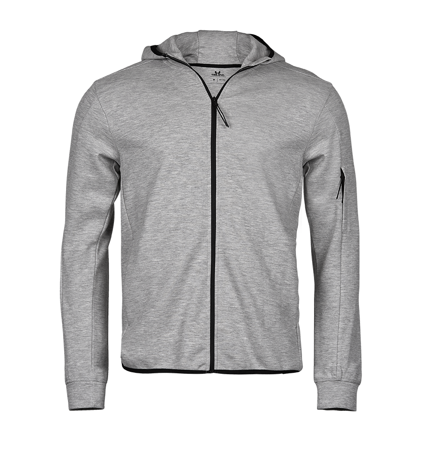 Teejays Athletic Hooded Full Zip Sweat
