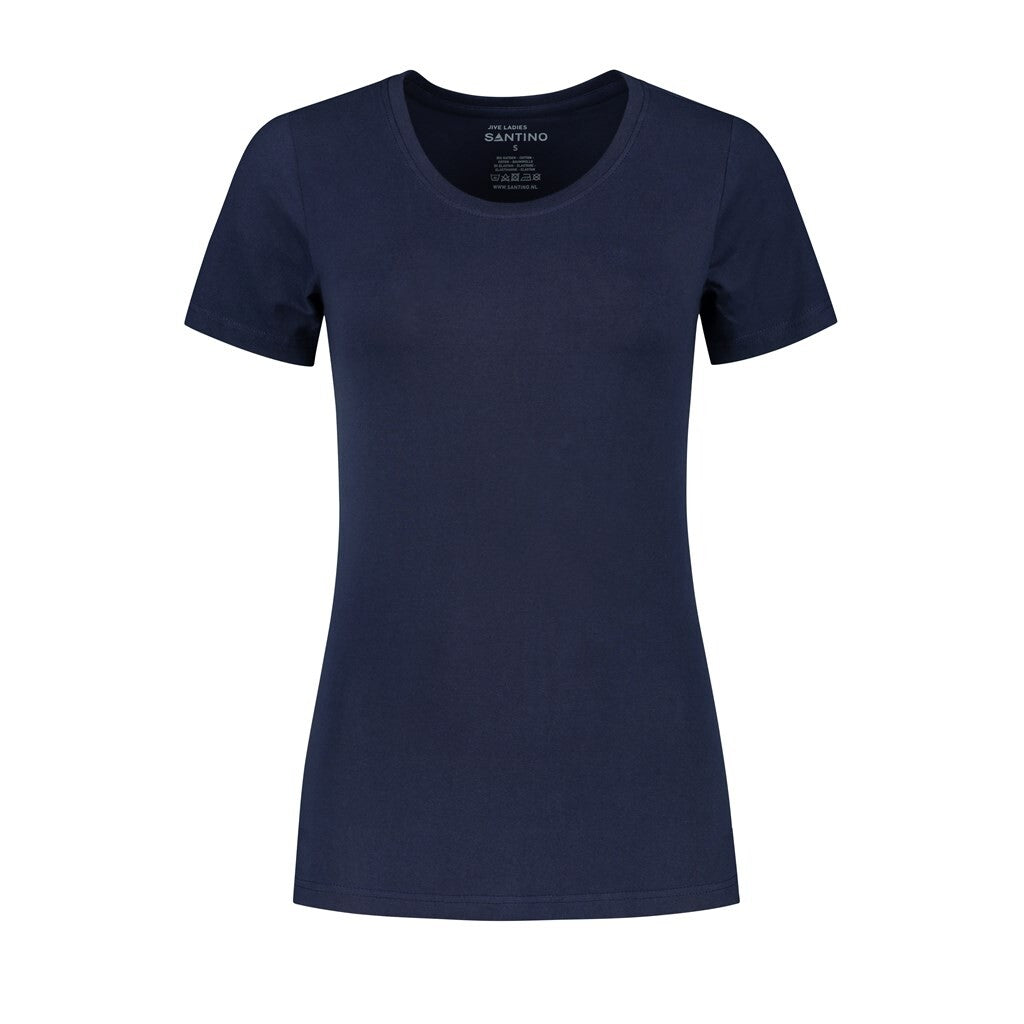 Santino antino T - shirt Jive Ladies C - neck - Real Navy - XXL