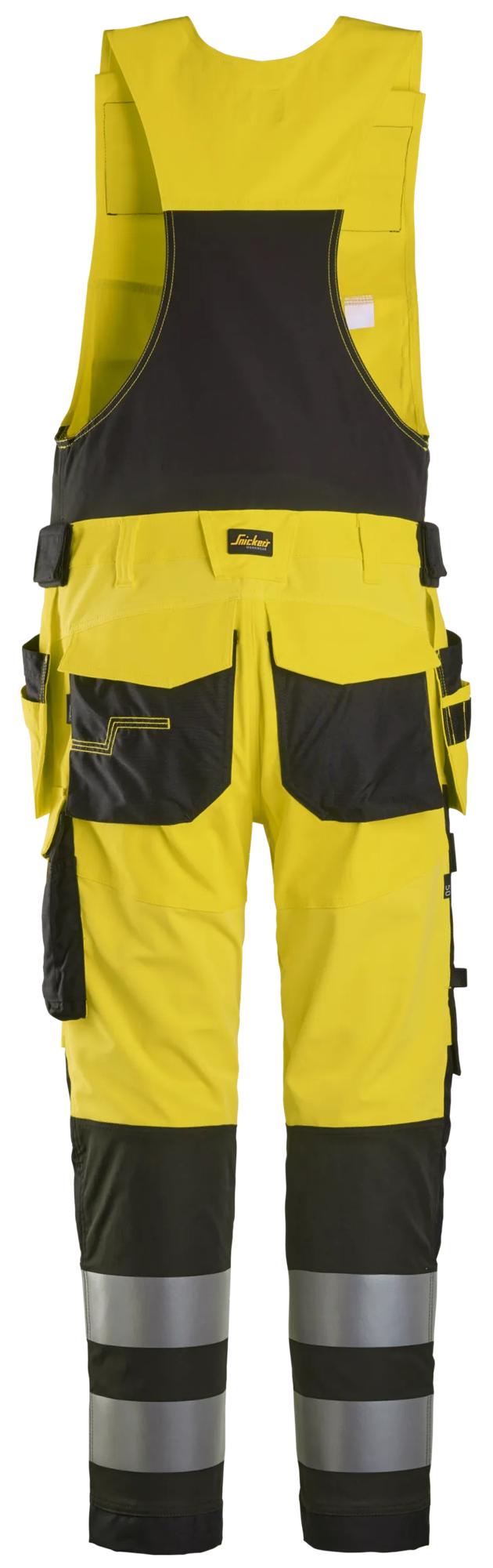 Snickers High-Vis One-piece Trousers Holster Pockets Class 2