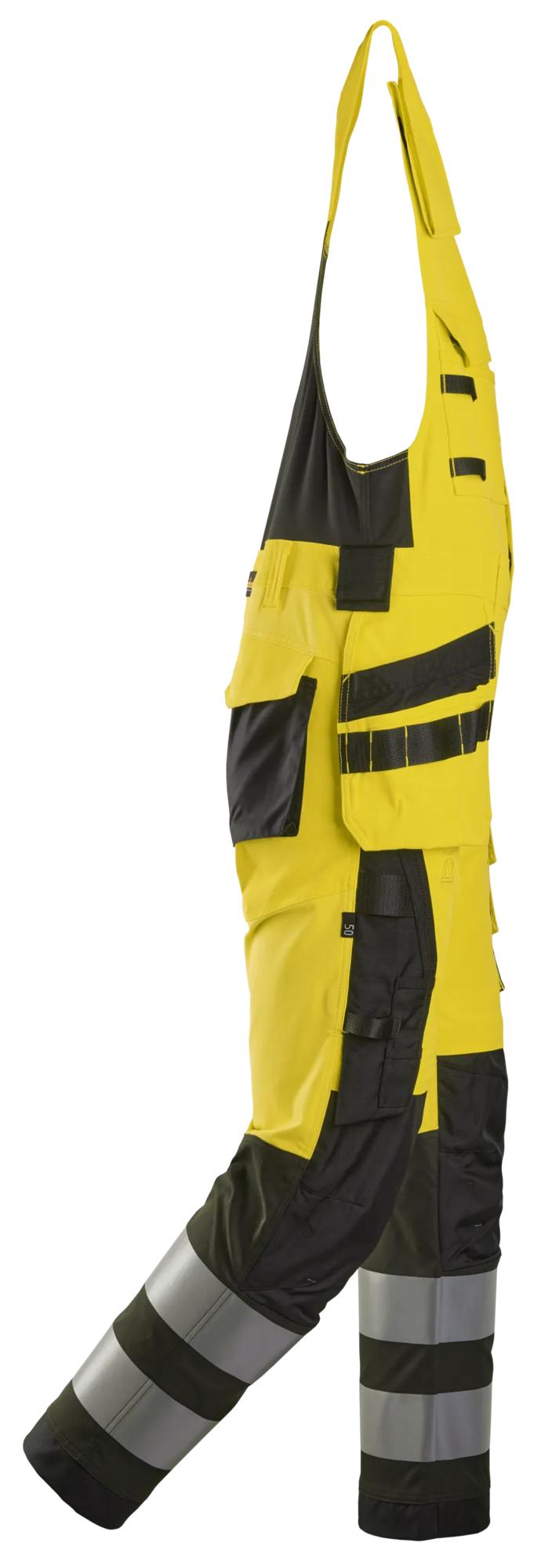 Snickers High-Vis One-piece Trousers Holster Pockets Class 2