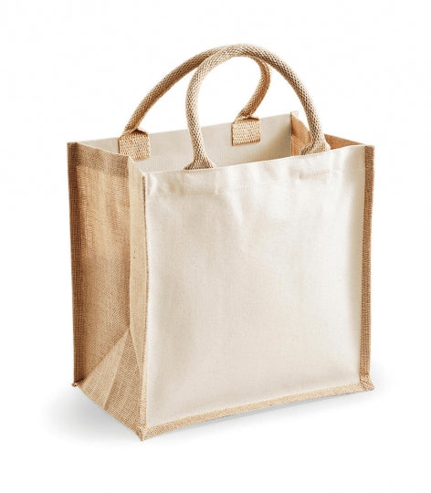 Westford Mill Printers' Midi Jute Bag