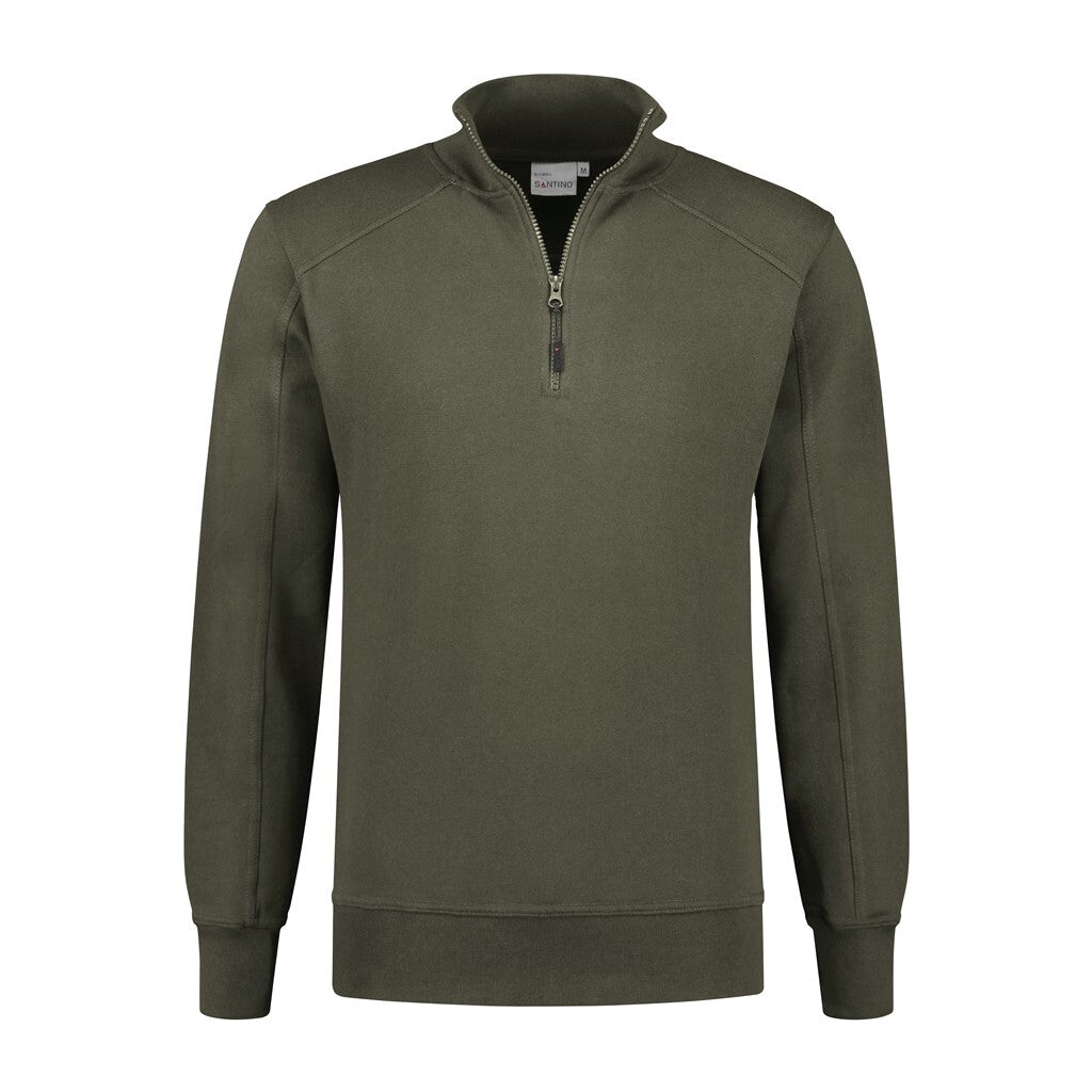 Santino antino Zipsweater Roswell - Army - XXL