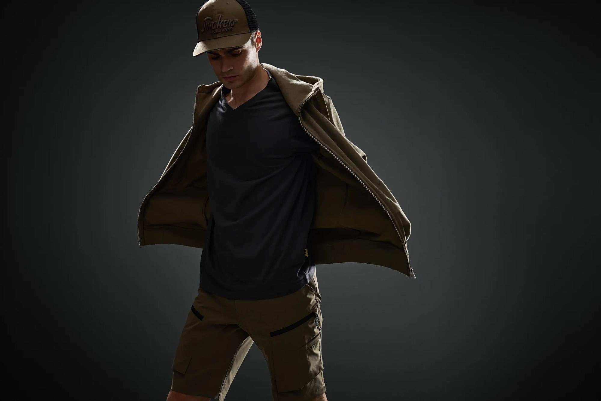 Snickers Heavy Sweatshirt Full Zip Hoodie
