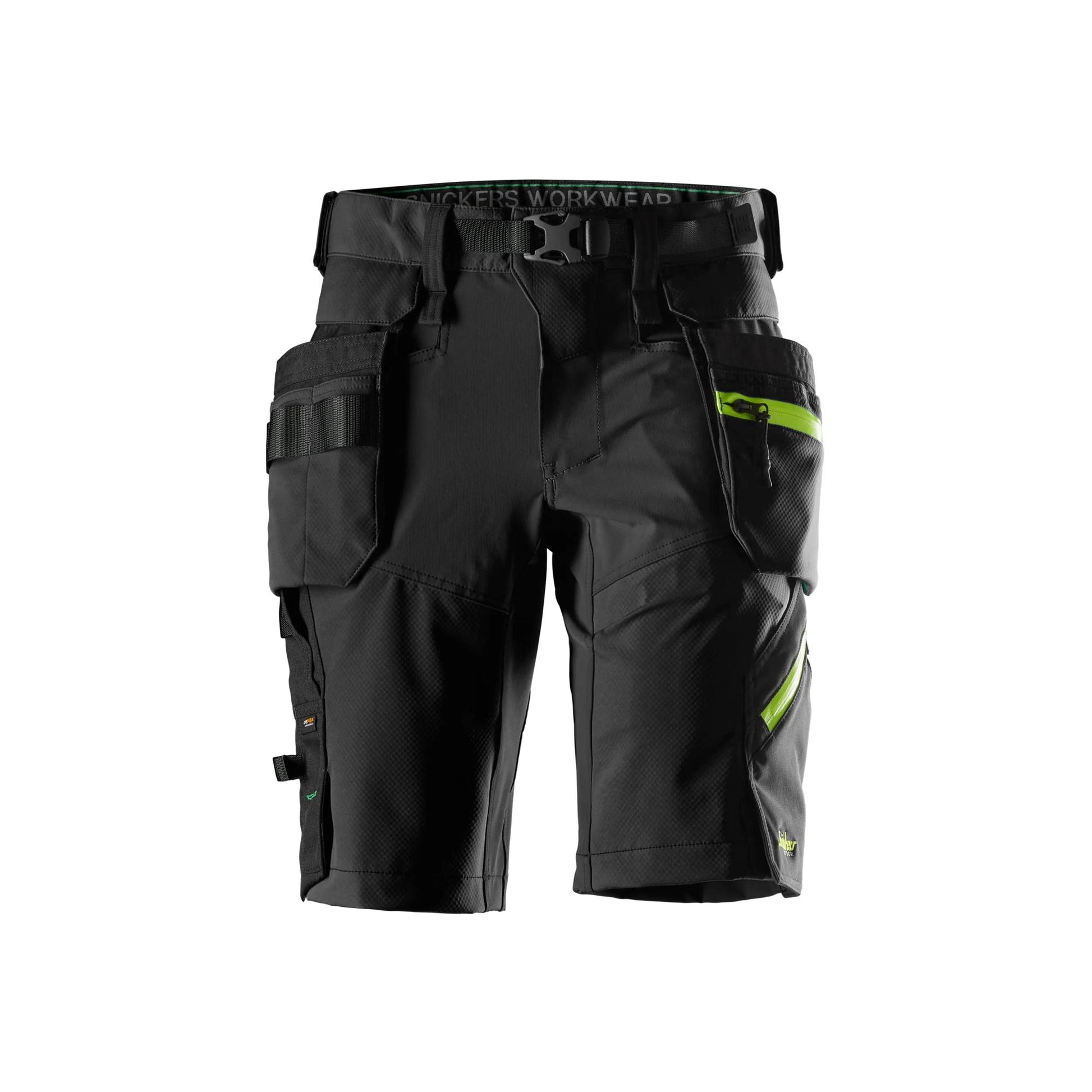 Snickers Softshell Stretch Shorts Detachable Holster Pockets