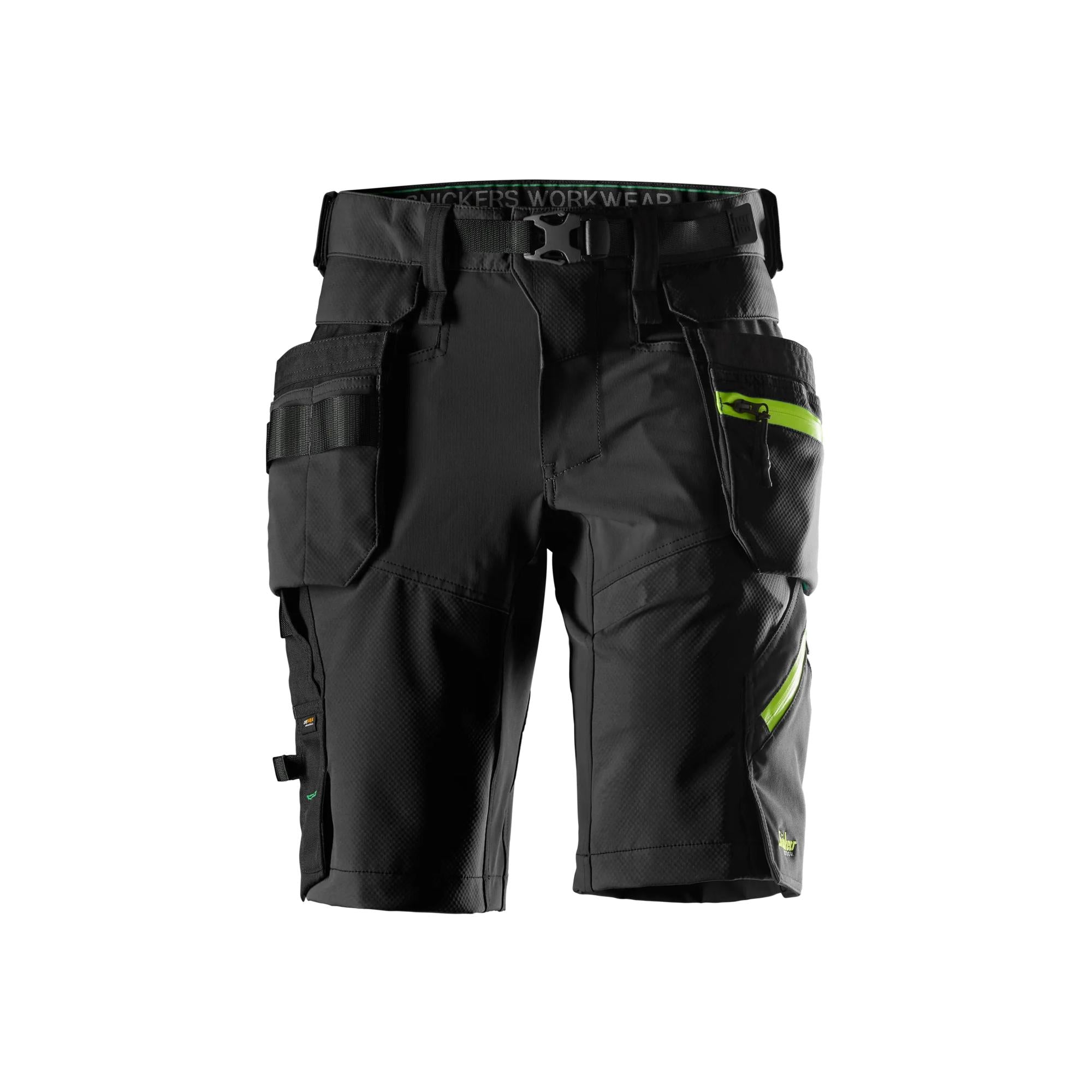 Snickers Softshell Stretch Shorts Detachable Holster Pockets