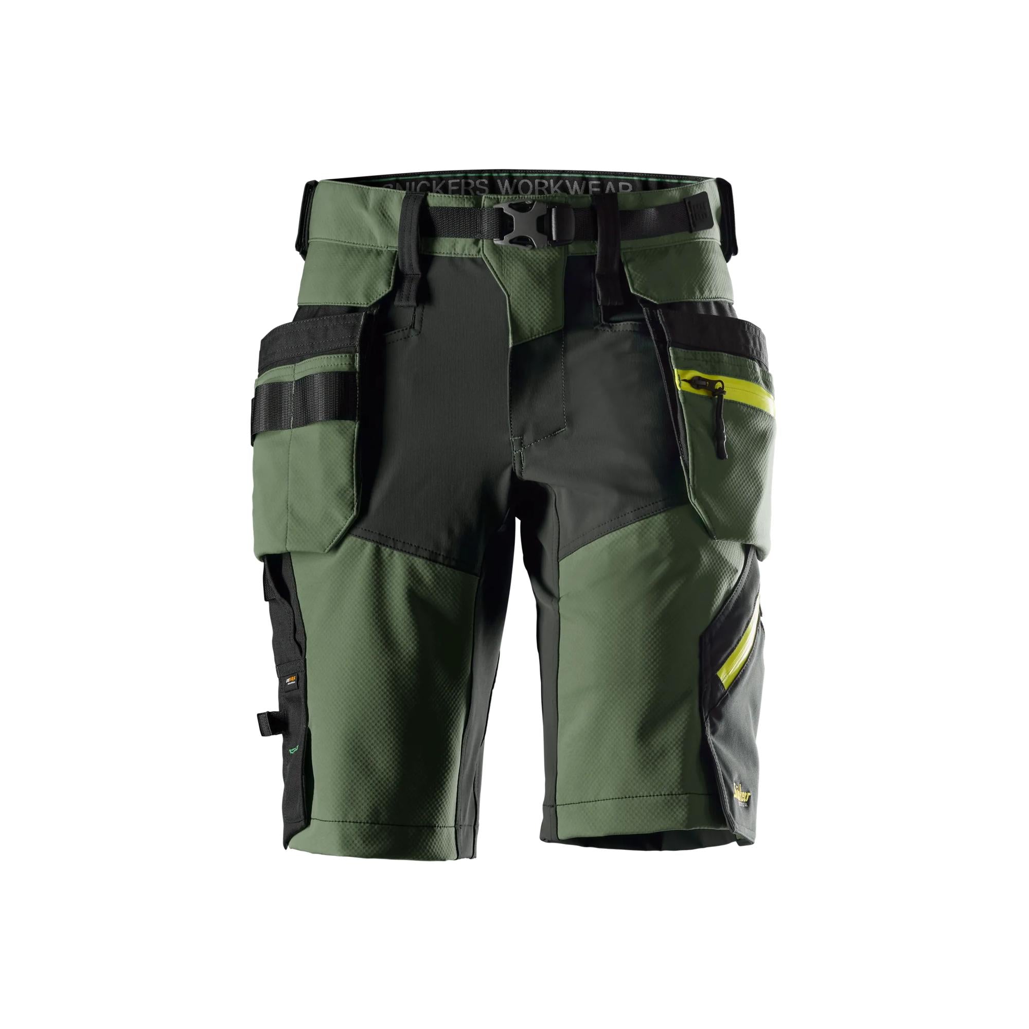 Snickers Softshell Stretch Shorts Detachable Holster Pockets