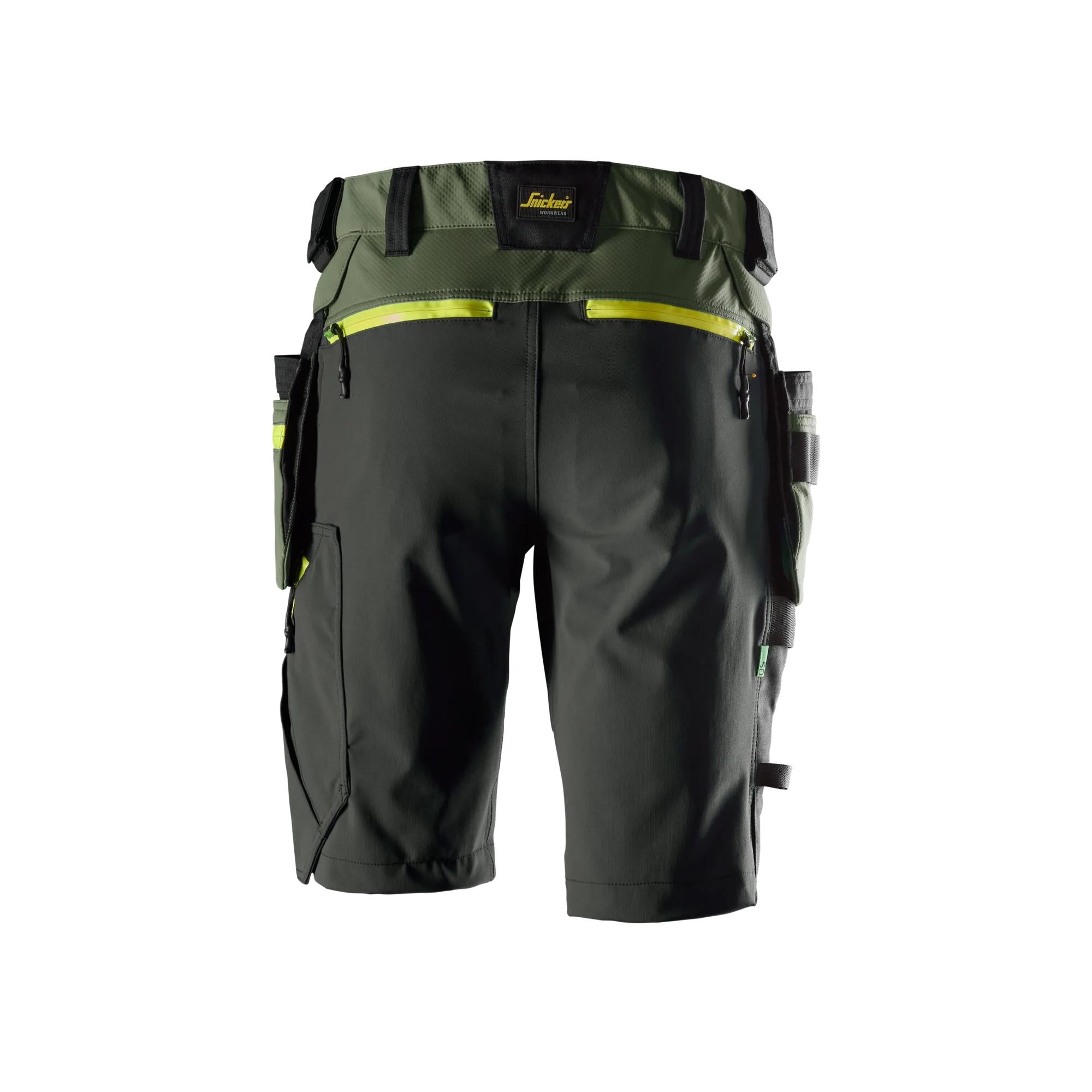 Snickers Softshell Stretch Shorts Detachable Holster Pockets