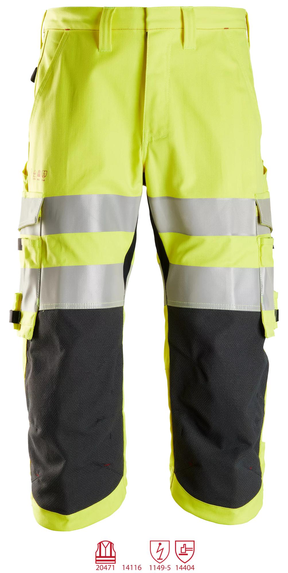 Snickers ProtecWork, Pirates Trousers, High-Vis Class 2