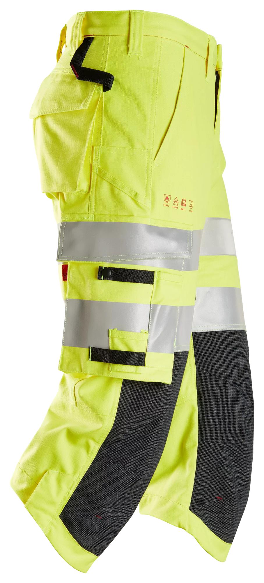 Snickers ProtecWork, Pirates Trousers, High-Vis Class 2
