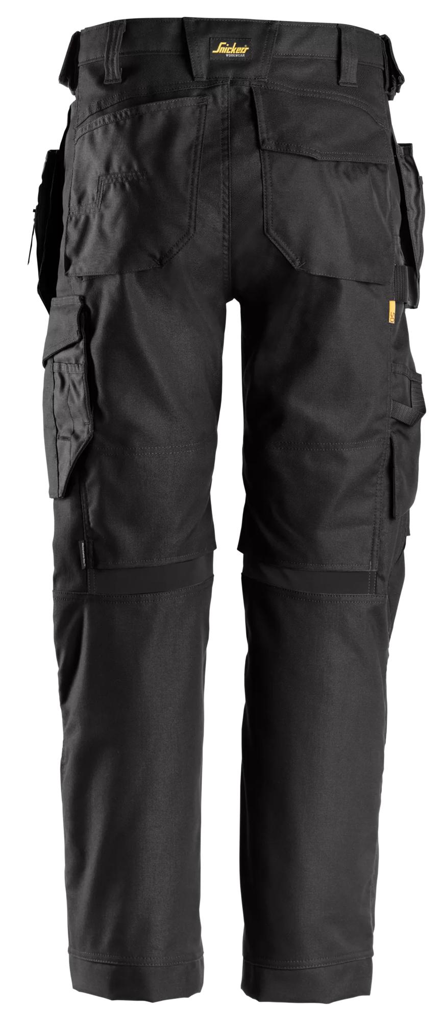 Snickers Canvas+ Stretch Work Trousers+ Holster Pockets