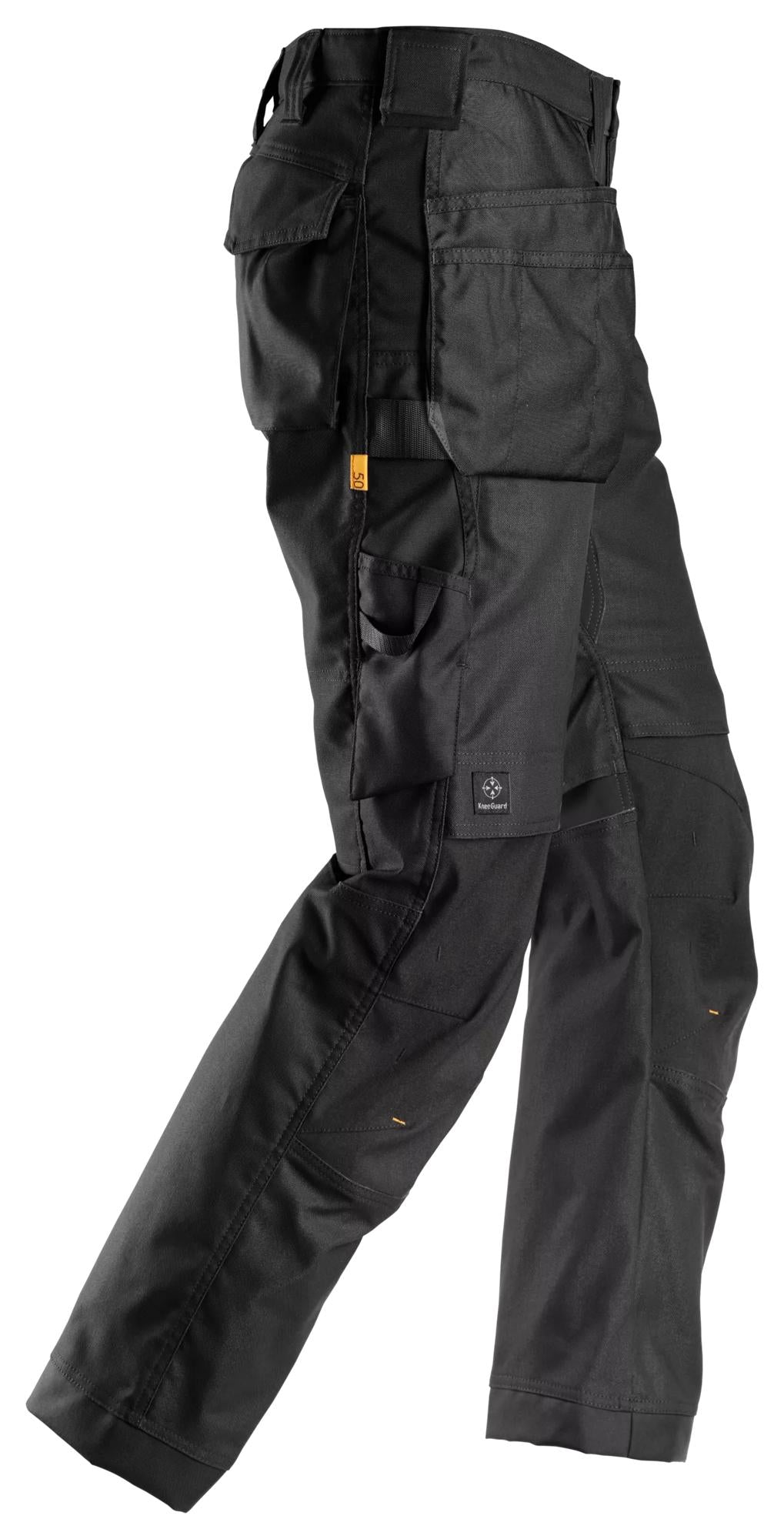 Snickers Canvas+ Stretch Work Trousers+ Holster Pockets