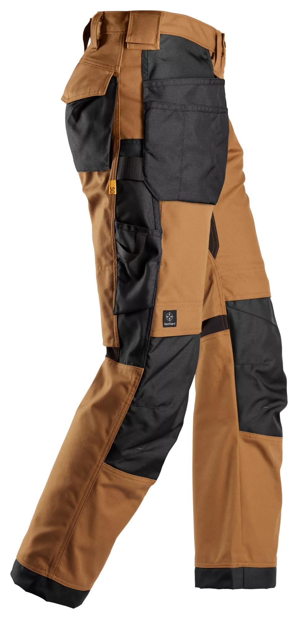 Snickers Canvas+ Stretch Work Trousers+ Holster Pockets