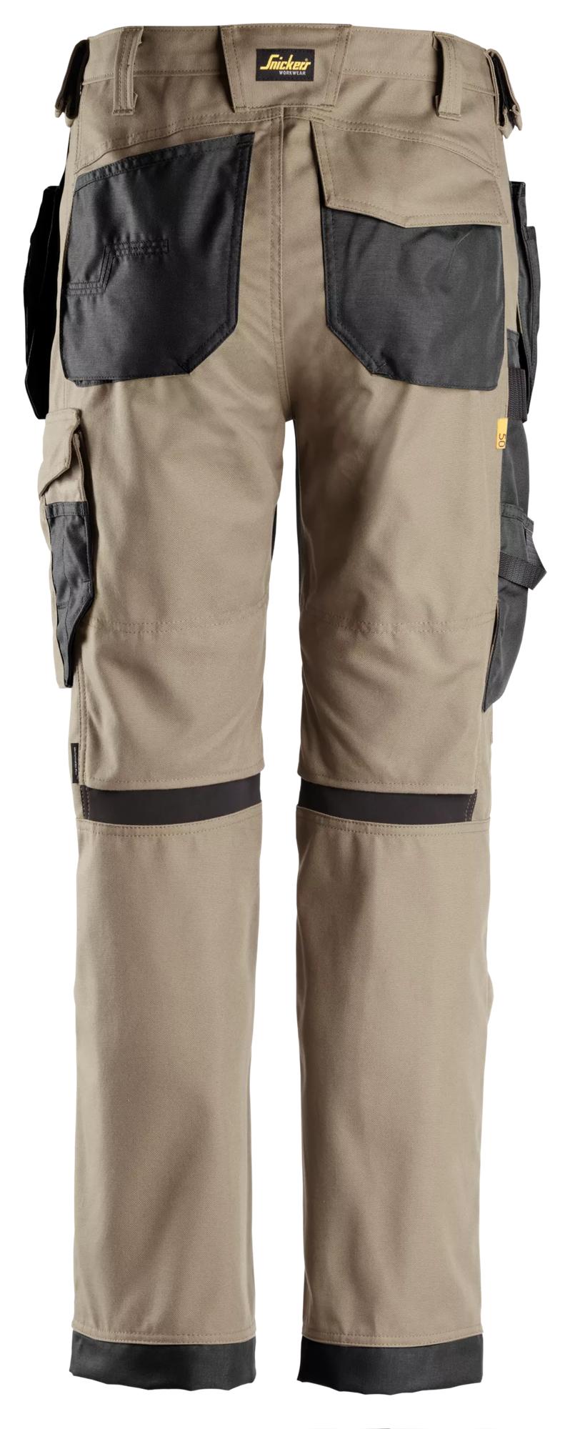 Snickers Canvas+ Stretch Work Trousers+ Holster Pockets