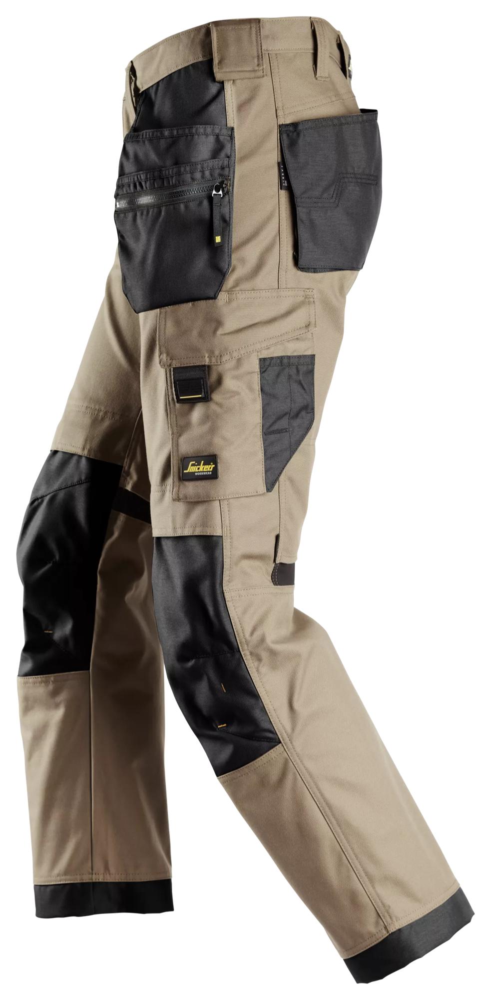Snickers Canvas+ Stretch Work Trousers+ Holster Pockets