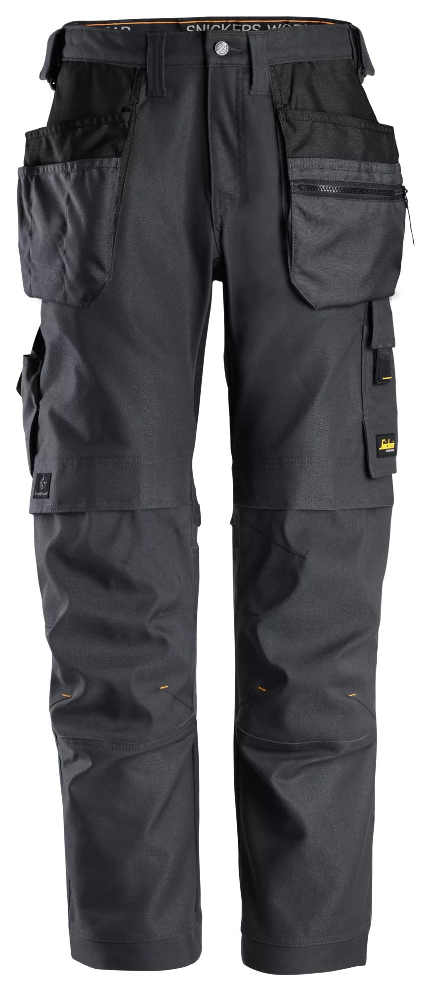 Snickers Canvas+ Stretch Work Trousers+ Holster Pockets