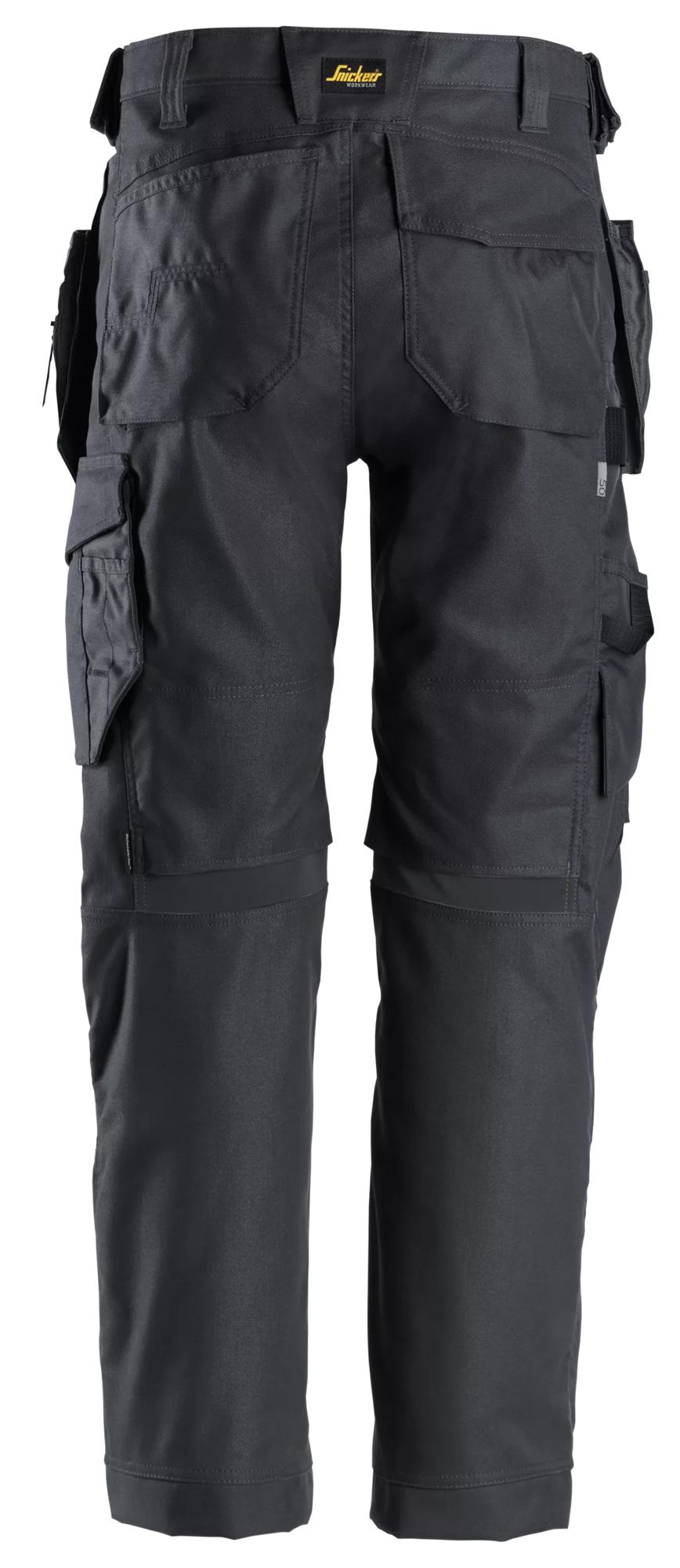 Snickers Canvas+ Stretch Work Trousers+ Holster Pockets