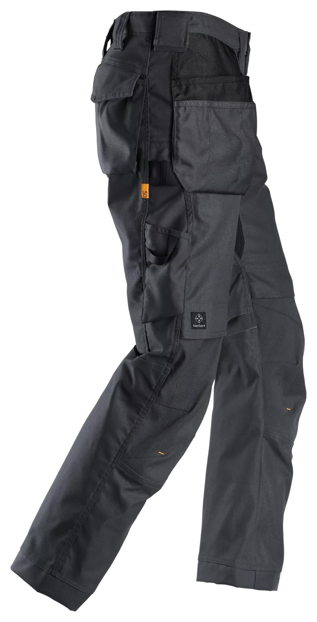 Snickers Canvas+ Stretch Work Trousers+ Holster Pockets