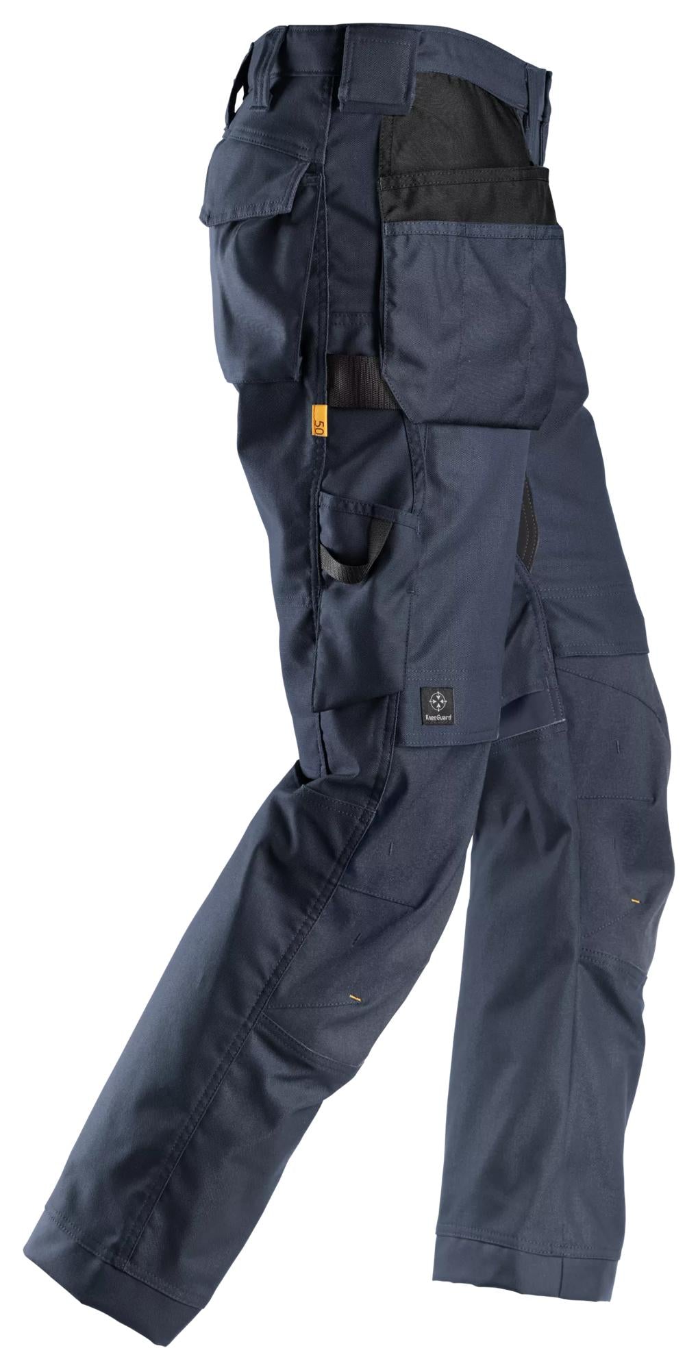 Snickers Canvas+ Stretch Work Trousers+ Holster Pockets