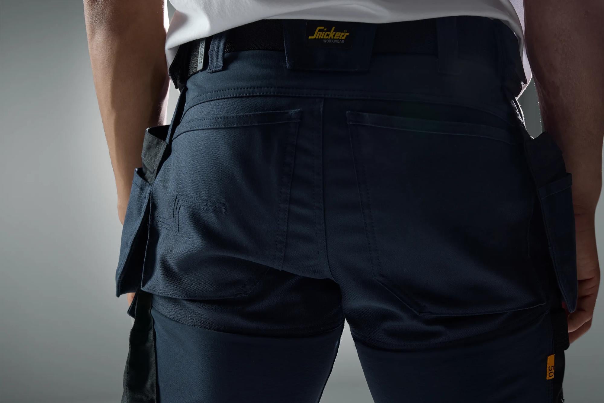 Snickers Canvas Stretch Trousers Holster Pockets