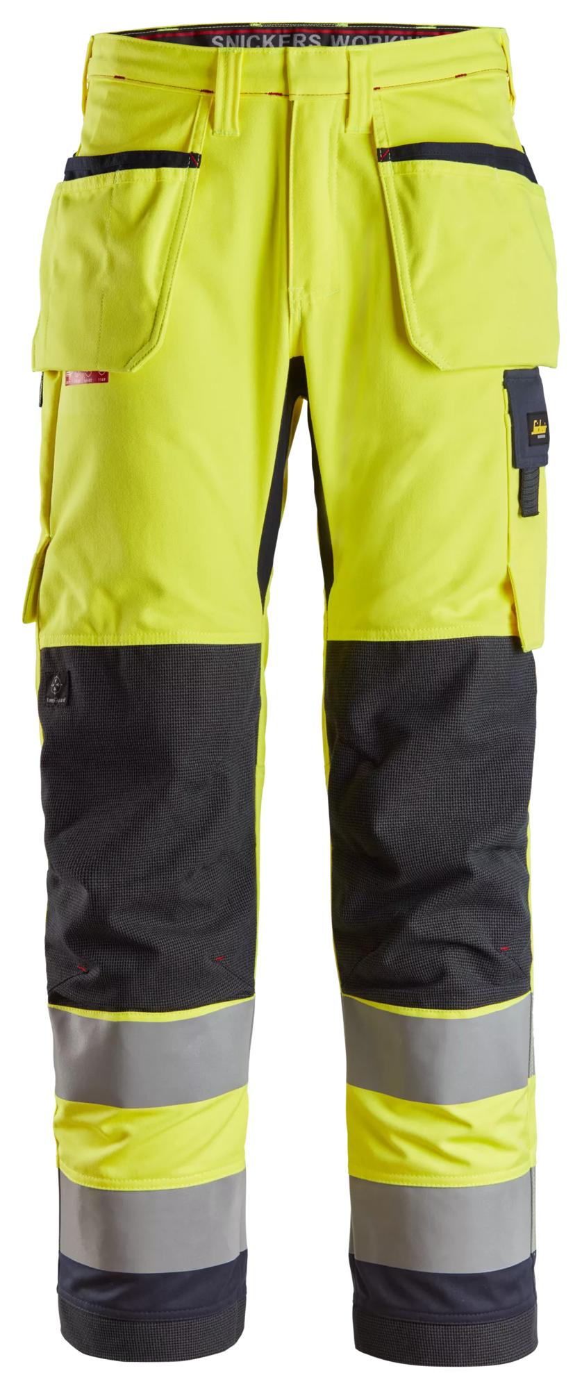 Snickers ProtecWork, Work Trousers Holster Pockets, High-Vis Class 2