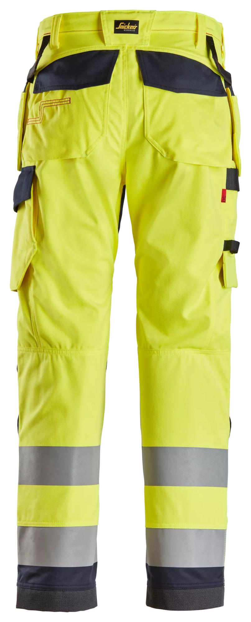 Snickers ProtecWork, Work Trousers Holster Pockets, High-Vis Class 2