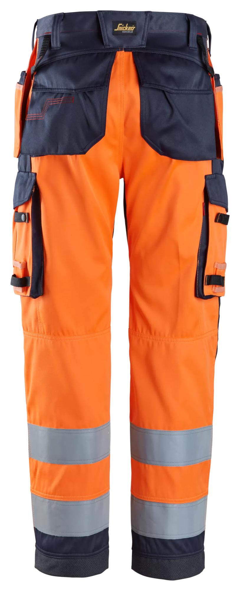 Snickers ProtecWork, Work Trousers Holster Pockets, High-Vis Class 2