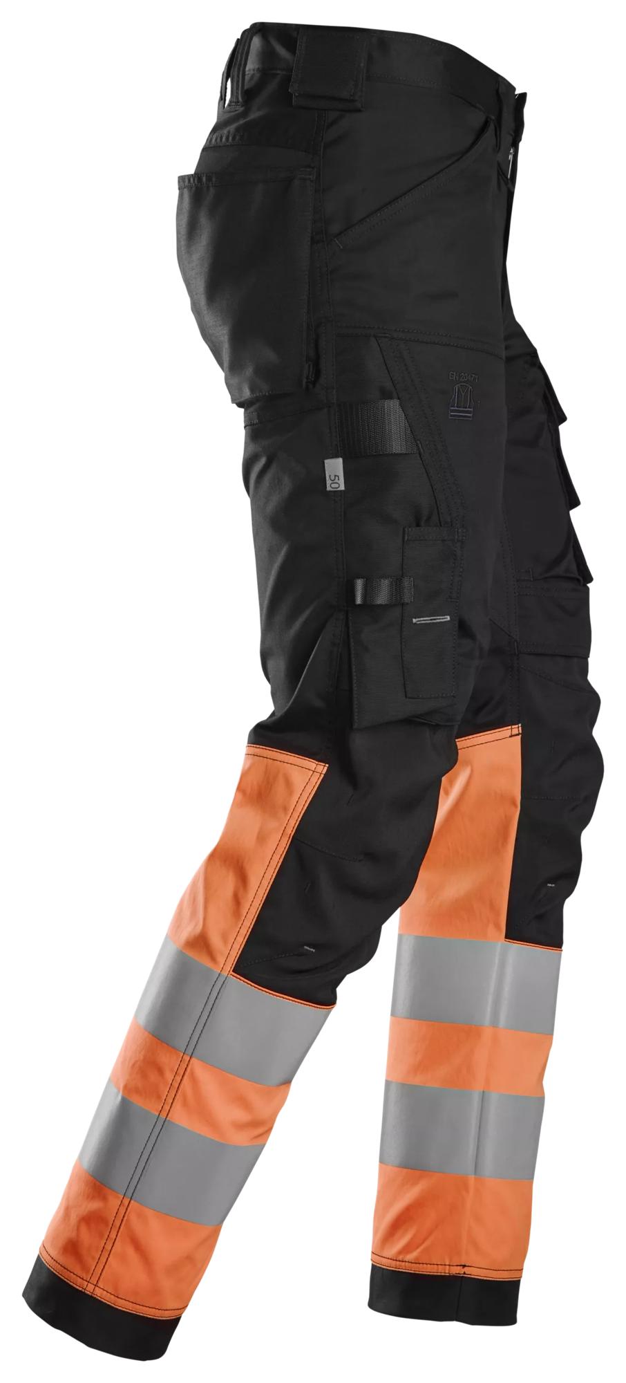 Snickers High-Vis Class 1, Stretch Trousers