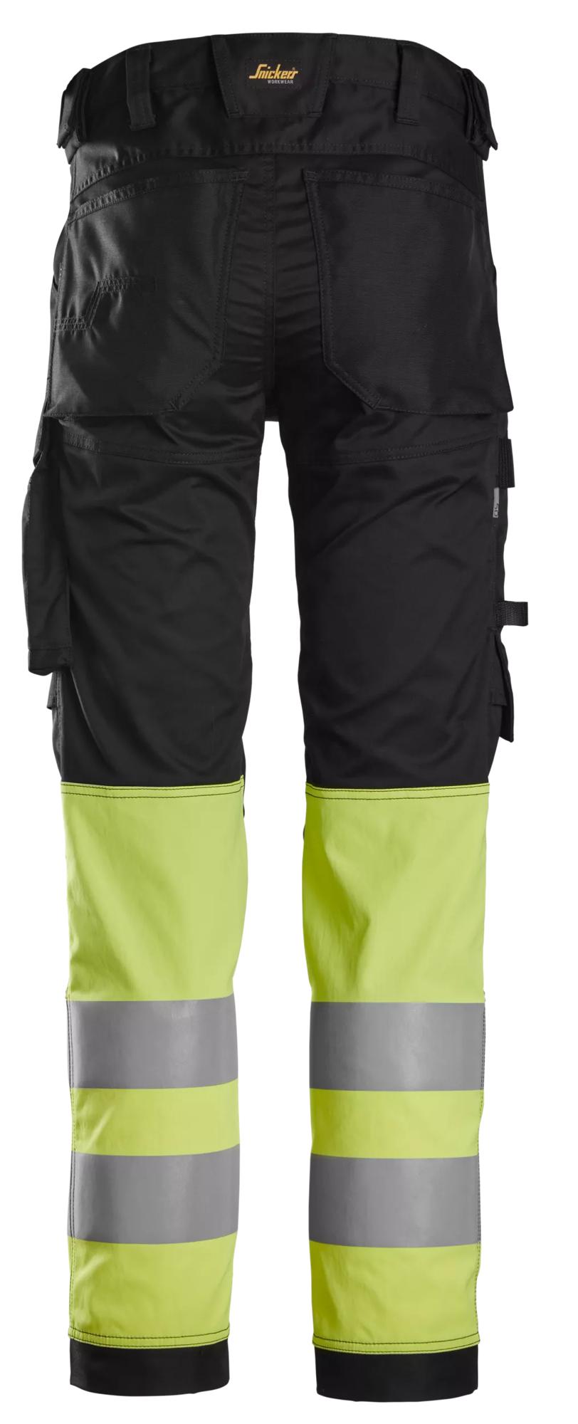 Snickers High-Vis Class 1, Stretch Trousers