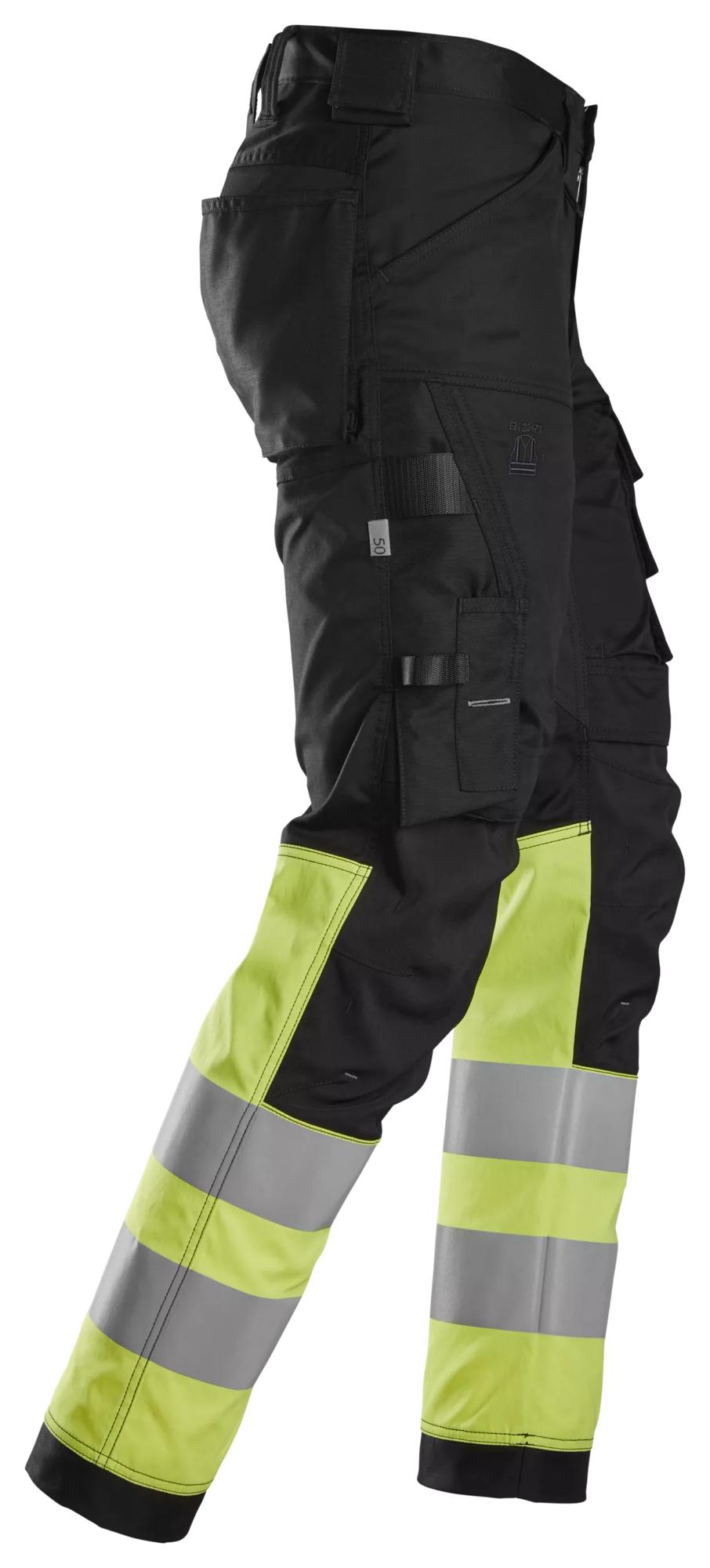 Snickers High-Vis Class 1, Stretch Trousers
