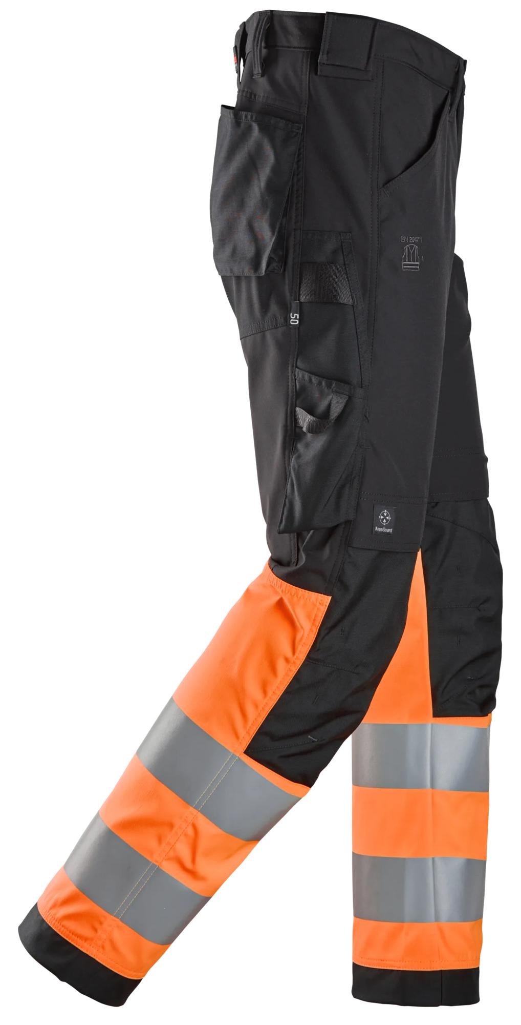 Snickers High-Vis Trousers Class 1