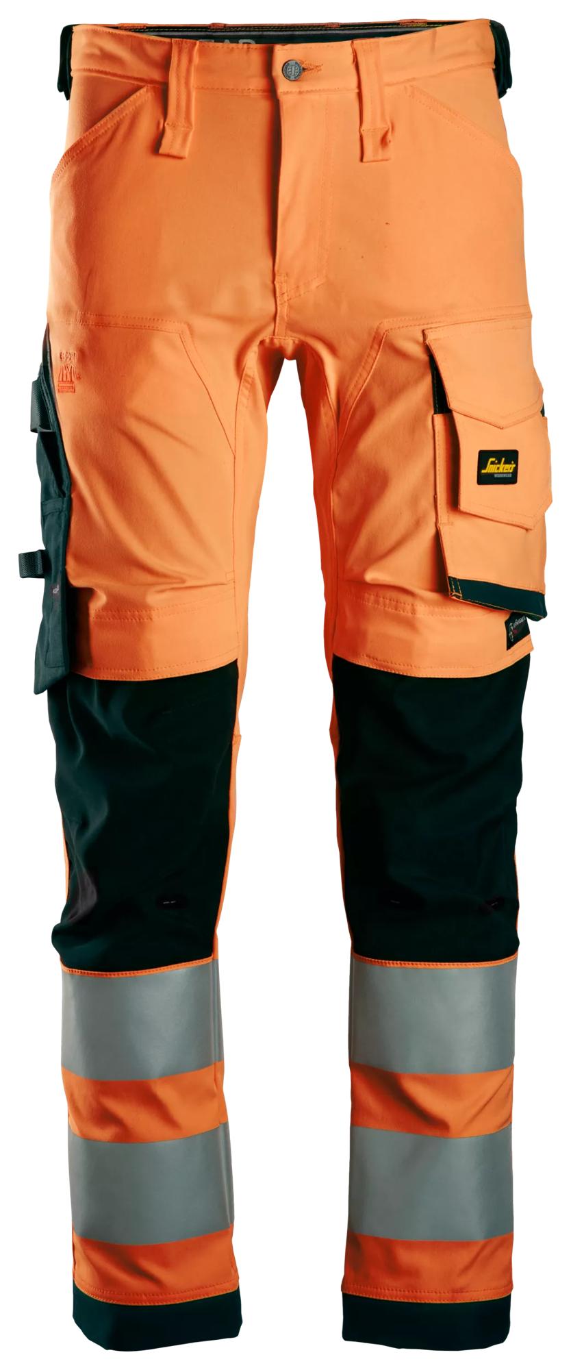 Snickers High-Vis Class 2, Stretch Trousers