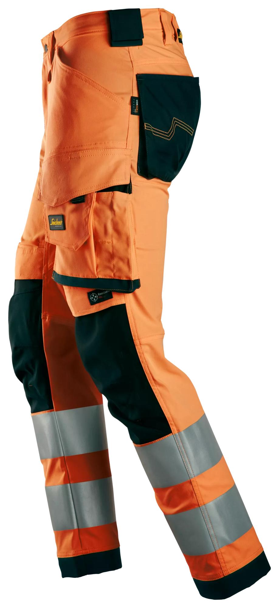Snickers High-Vis Class 2, Stretch Trousers