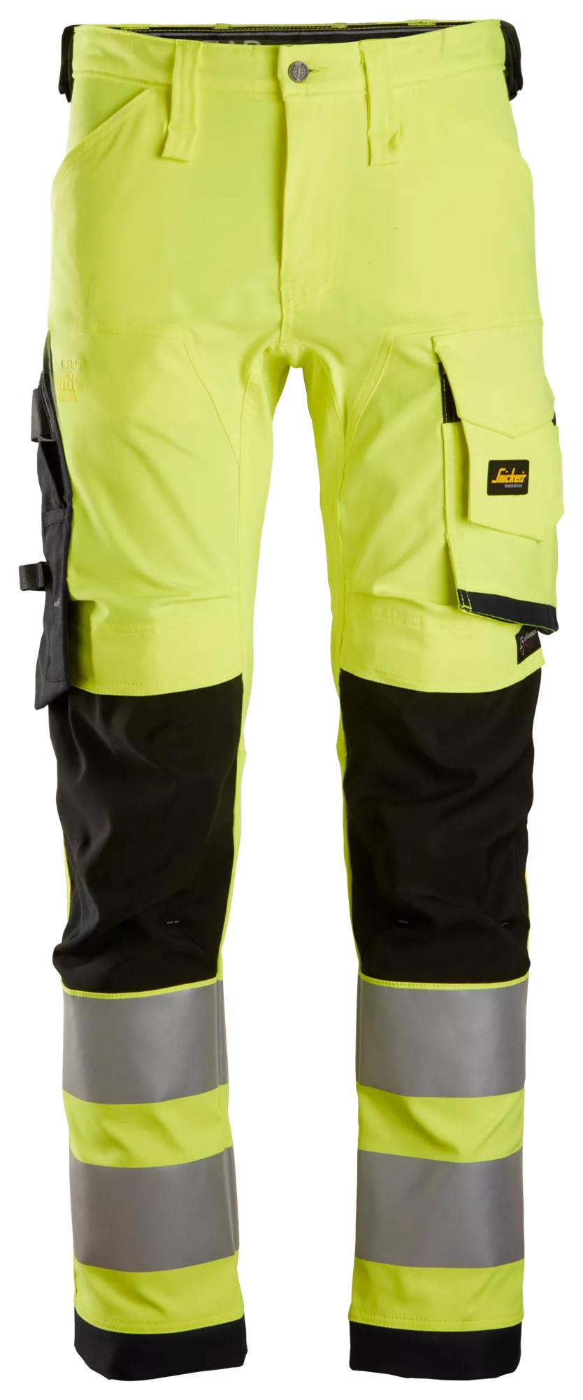 Snickers High-Vis Class 2, Stretch Trousers