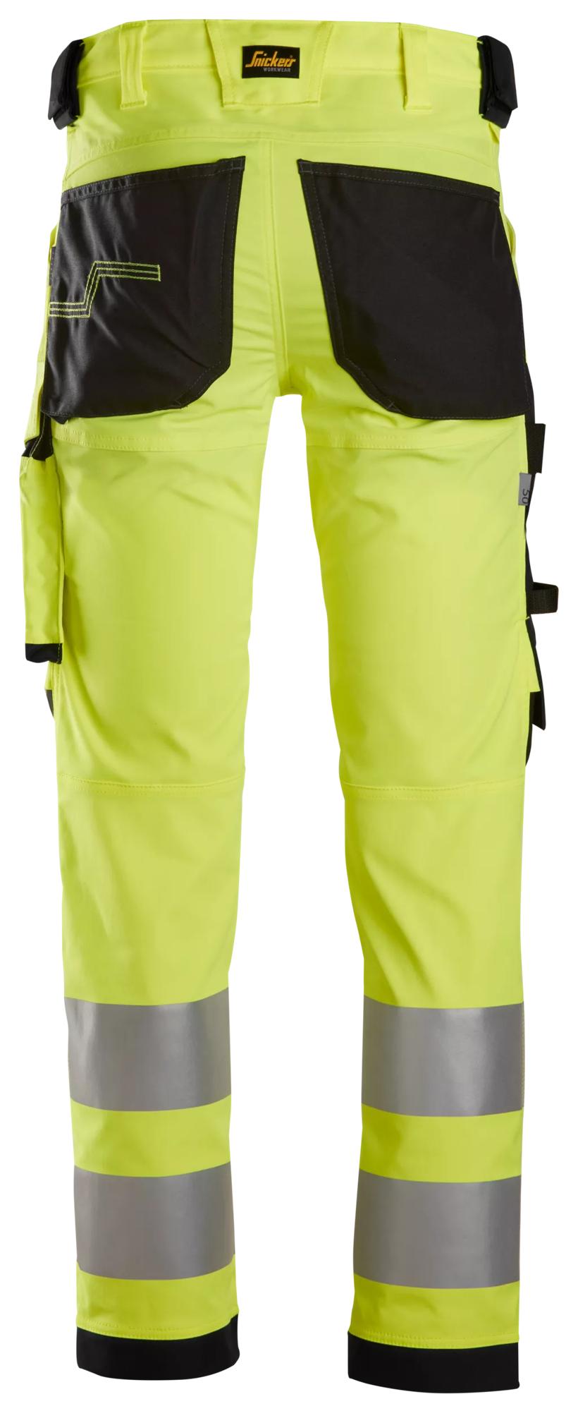 Snickers High-Vis Class 2, Stretch Trousers