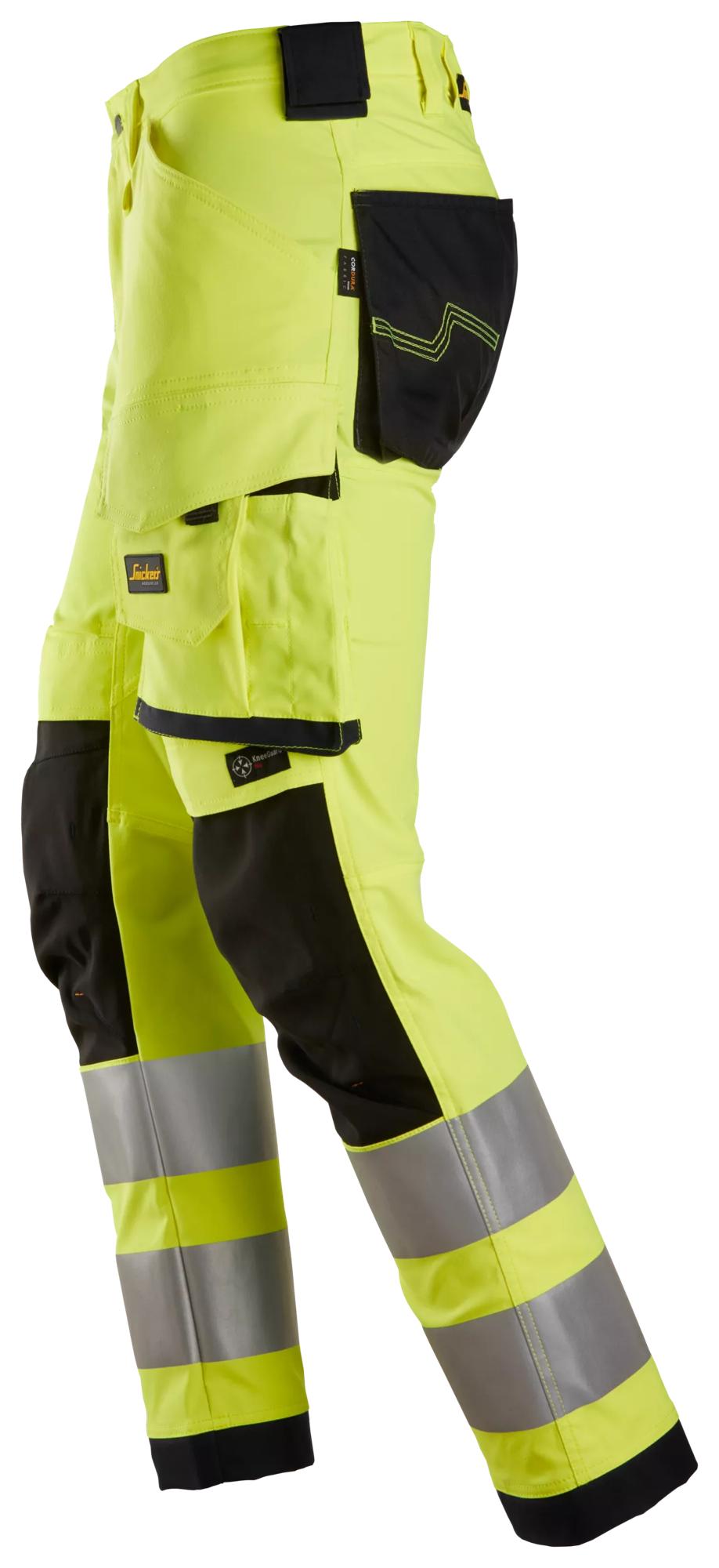 Snickers High-Vis Class 2, Stretch Trousers