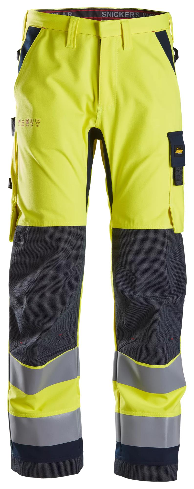 Snickers ProtecWork, Work Trousers, High-Vis Class 2