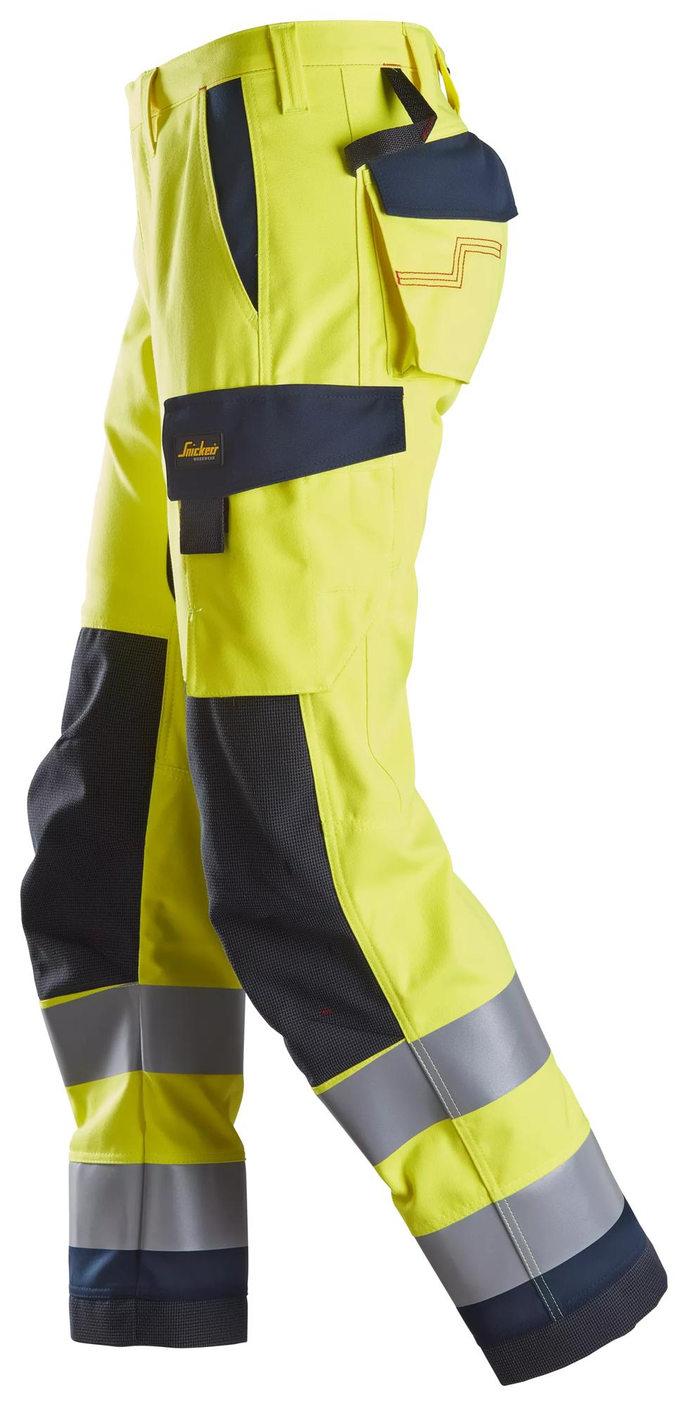 Snickers ProtecWork, Work Trousers, High-Vis Class 2