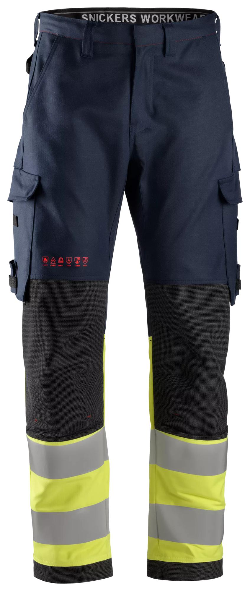 Snickers ProtecWork, Work Trousers, High-Vis Class 1