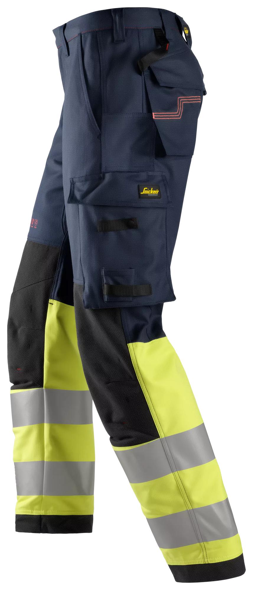 Snickers ProtecWork, Work Trousers, High-Vis Class 1