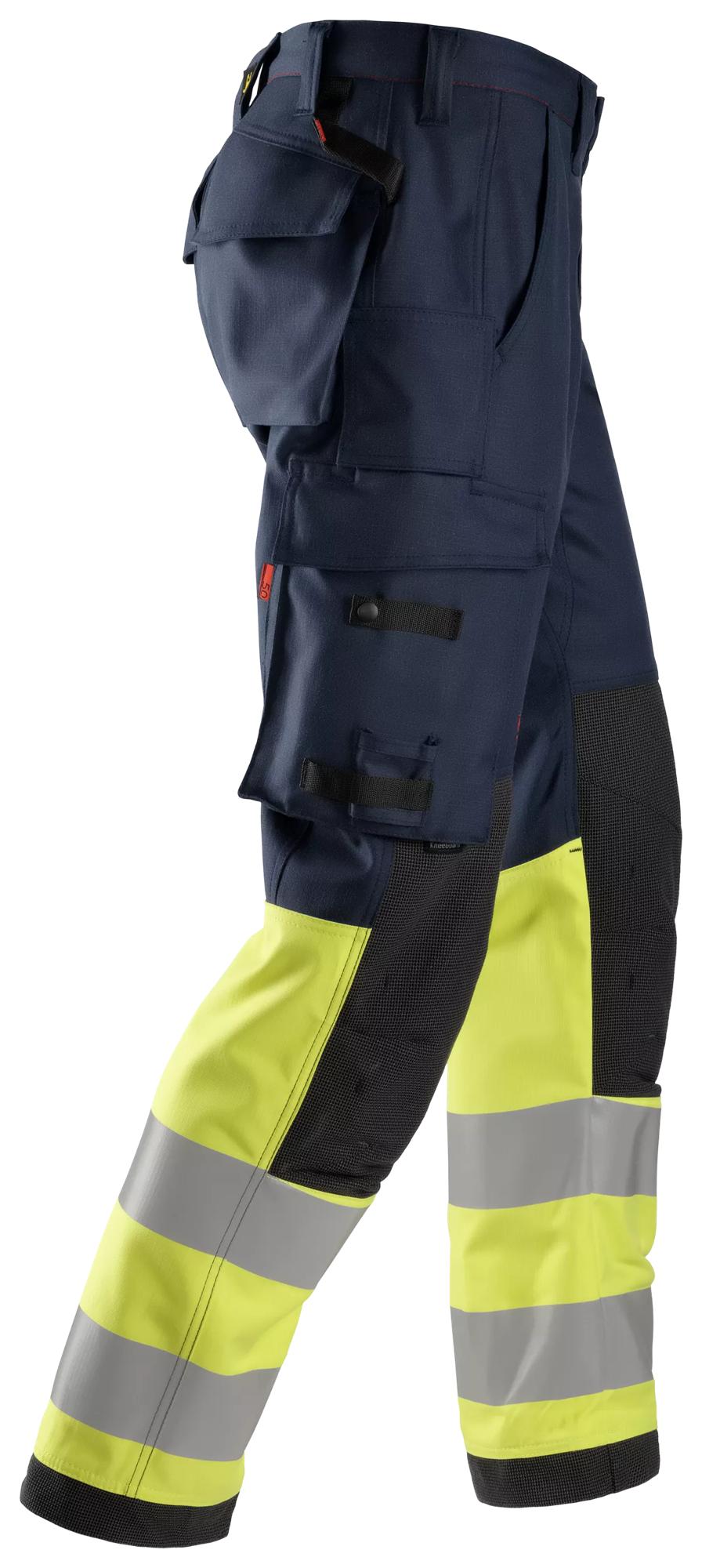 Snickers ProtecWork, Work Trousers, High-Vis Class 1