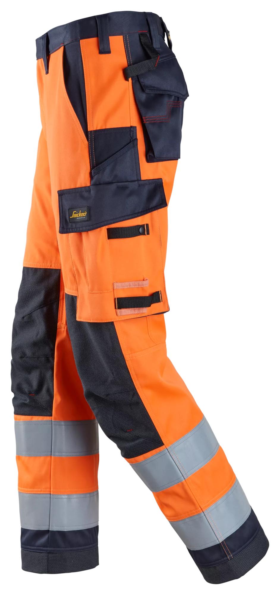 Snickers ProtecWork, Work Trousers, High-Vis Class 2