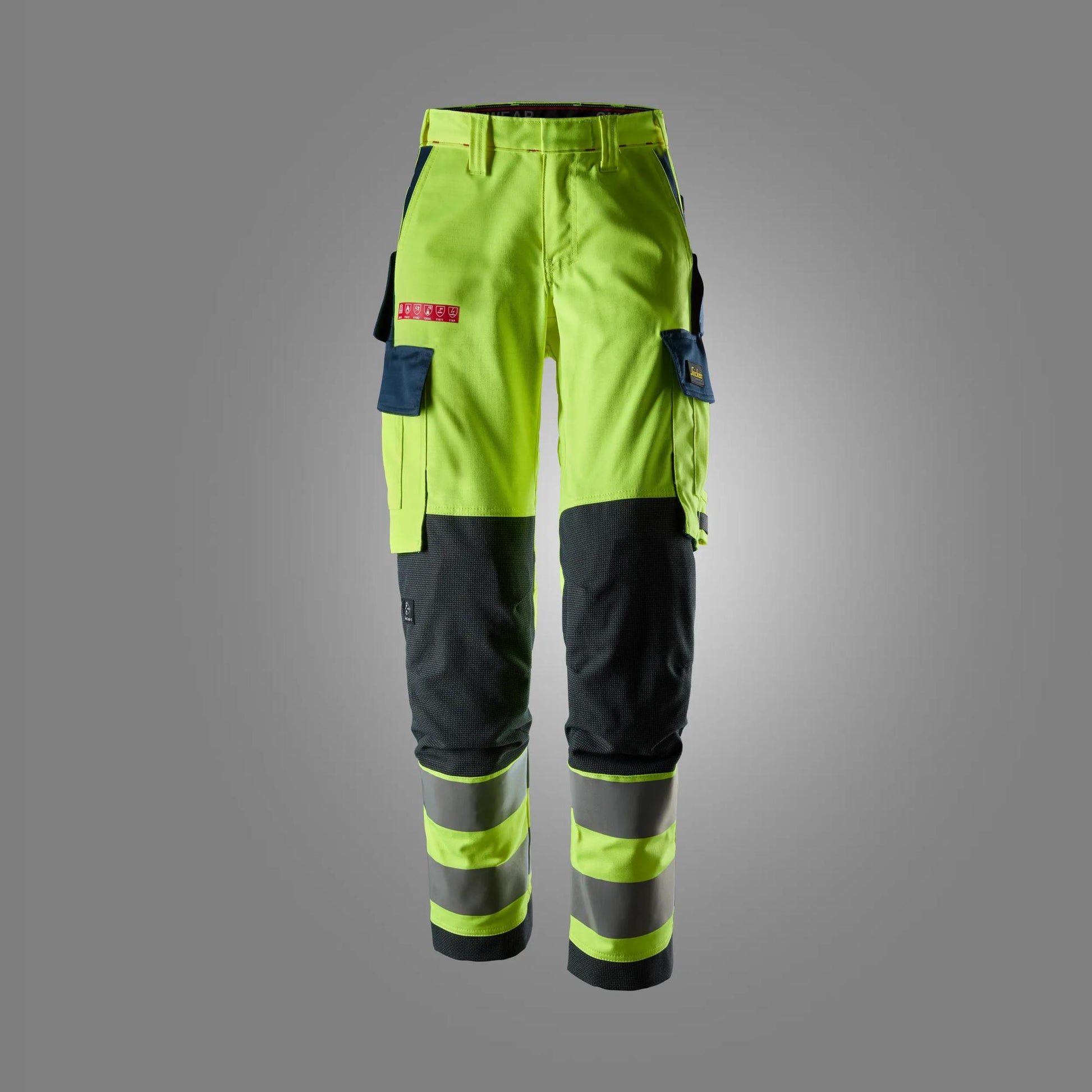 Snickers Women’s Stretch Trousers, High-Vis Class 2