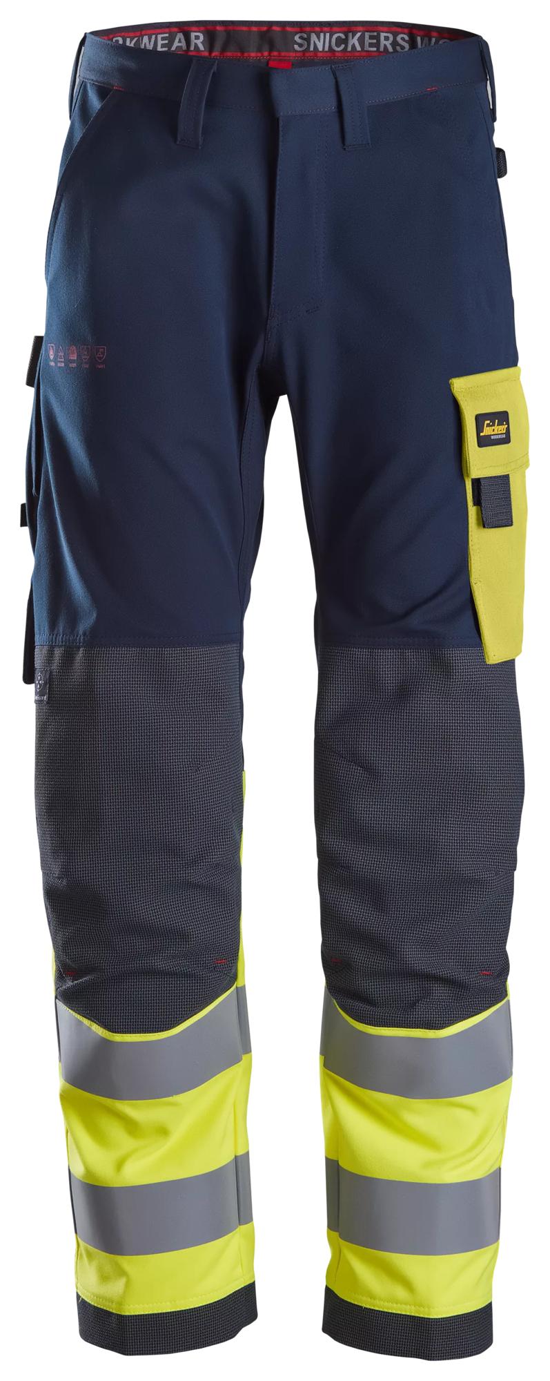 Snickers ProtecWork, Work Trousers, High-Vis Class 1