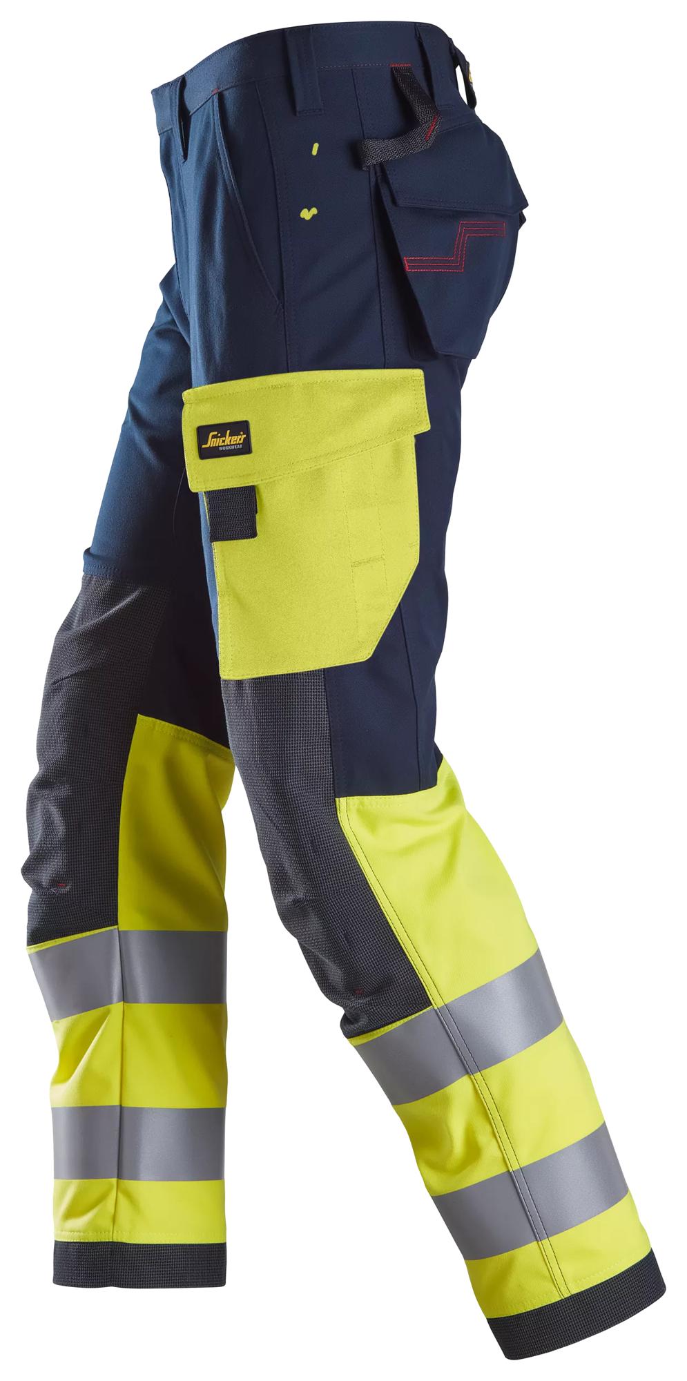 Snickers ProtecWork, Work Trousers, High-Vis Class 1