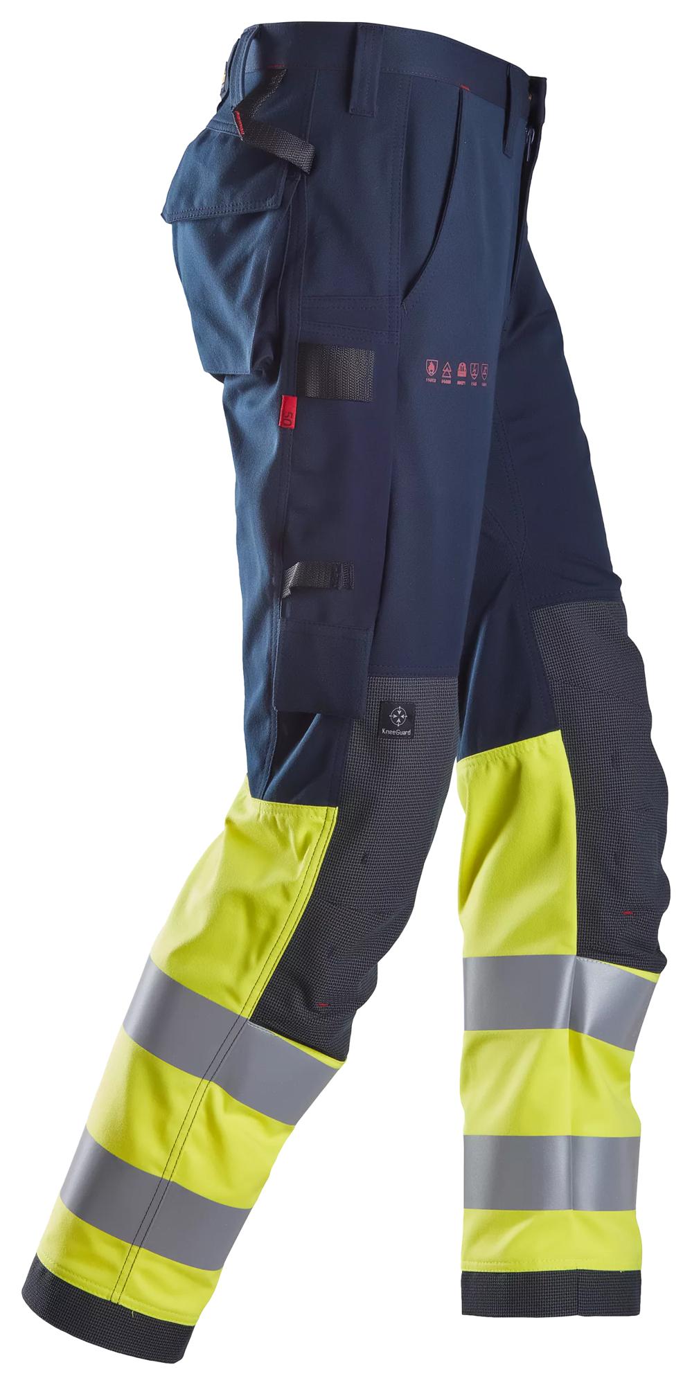 Snickers ProtecWork, Work Trousers, High-Vis Class 1