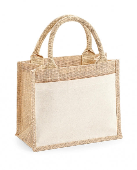 Westford Mill Cotton Pocket Jute Gift Bag