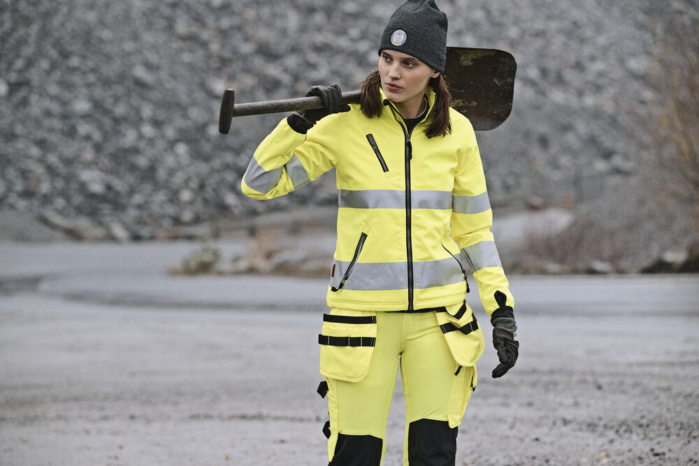 Jobman 1210 Hi-Vis Women’s Softshell Jacket
