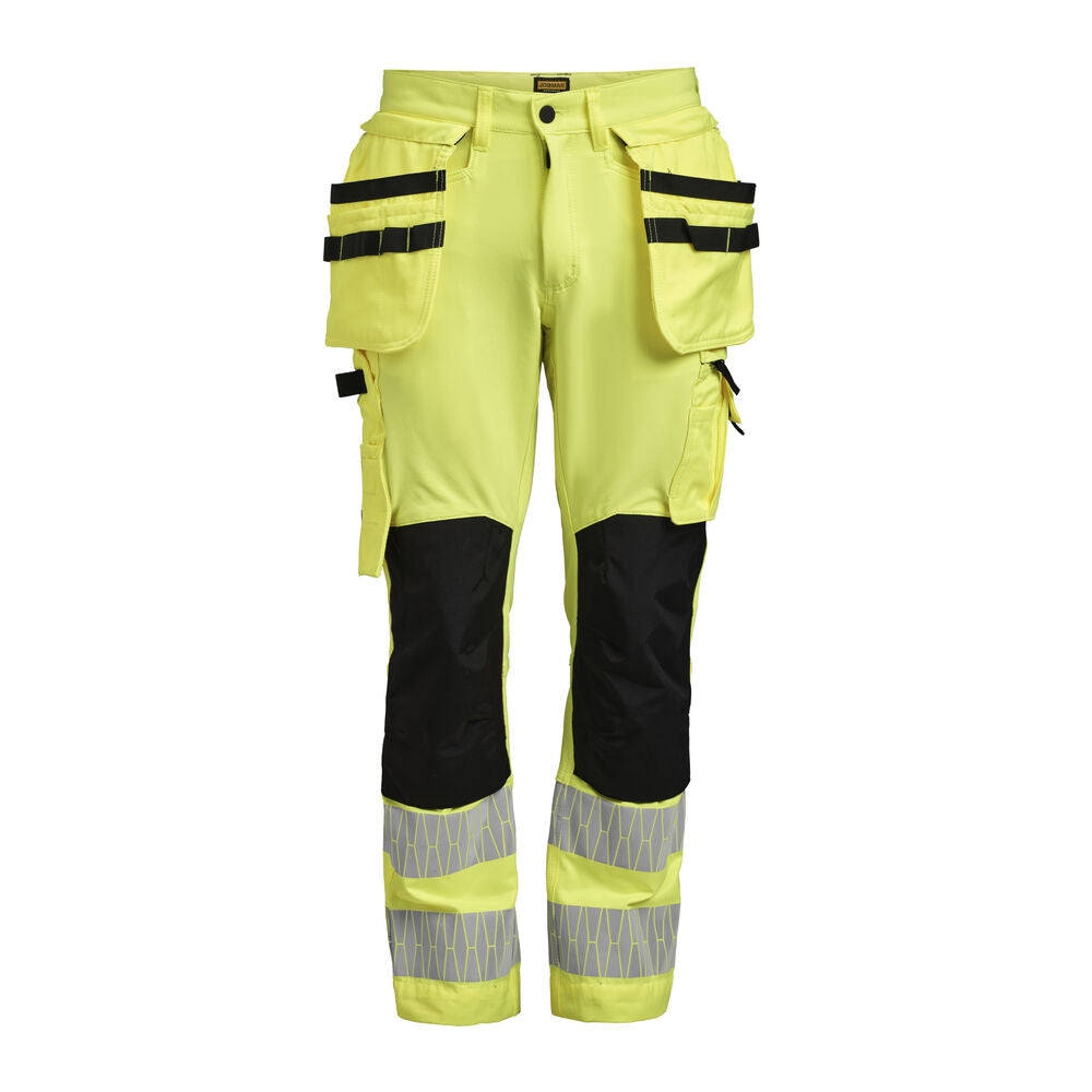 Jobman 2291 Hi-Vis Craftsman Trousers Stretch